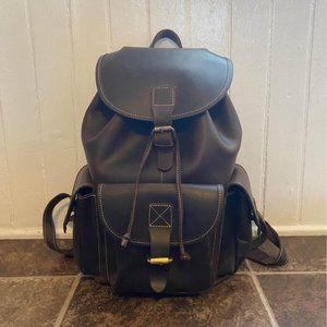 Genuine leather backpack